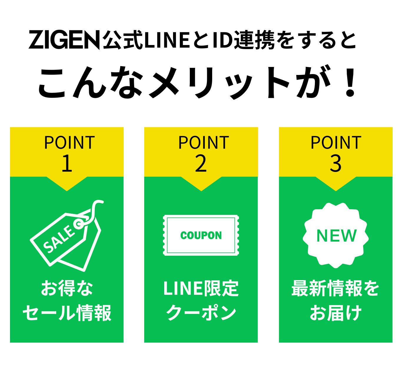 ZIGEN公式LINEとID連携するとこんなメリットが！