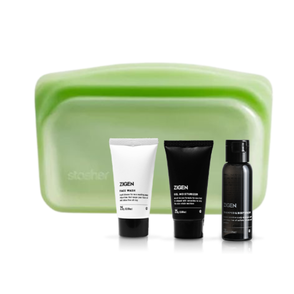 スタッシャー付きトラベルセット新発売！