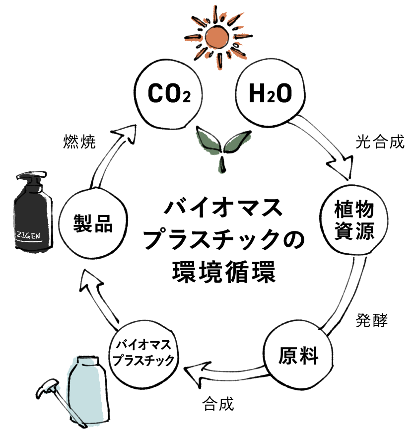 バイオマスプラスチックの環境循環